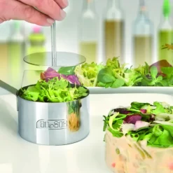 Lot Cercle Inox avec Poussoir Ø 7 / 8 et 10 cm (x3) Ibili