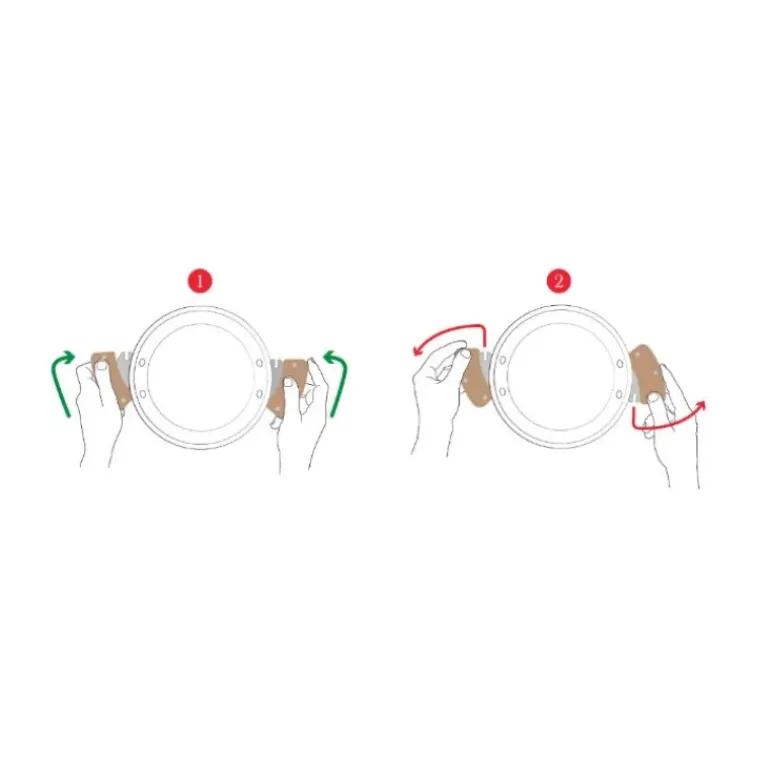 Lot de 2 Anses Amovibles en Bois de Hêtre Loqy De Buyer