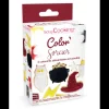 Lot de 3 Colorants Alimentaires d'Origine Naturelle Jaune, Rouge, Noir Scrapcooking