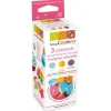 Lot de 3 Colorants en Poudre Alimentaire Pourpre/Orange/Bleu Scrapcooking