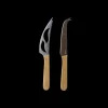 Lot de 2 Couteaux à Fromage en Inox 22 cm Pebbly