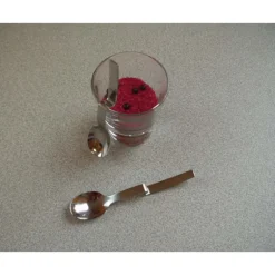 Lot de 6 Cuillères coudées à moka Esmeralda par LeBrun