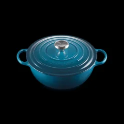 Marmite en fonte 26 cm Deep Teal Le Creuset Signature