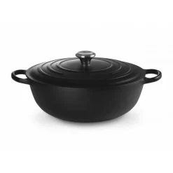 Marmite en Fonte 32 cm Noir Mat Le Creuset Signature