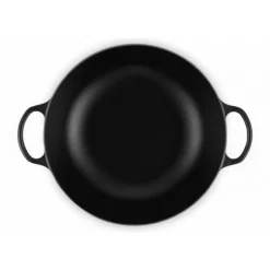 Marmite en Fonte 32 cm Noir Mat Le Creuset Signature