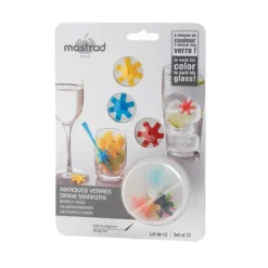 Marque Verre coloris assortis (x12)
