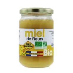 Miel de Fleurs Bio 375 g Miels Villeneuve