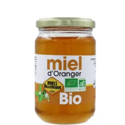 Miel d'Oranger Bio 375 g Miels Villeneuve