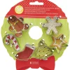 Mini Emporte-Pièces de Noël 4 cm (x6) Wilton