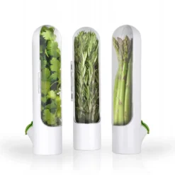 Mini Herbier Plastique Blanc Ø 8,3 cm x H 25,4 cm Prepara