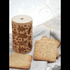 Mini Rouleau à Pâtisserie Empreinte Pain d'Epices 7 cm Scrapcooking