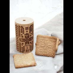 Mini Rouleau à Pâtisserie Empreinte Point de Croix 7 cm Scrapcooking