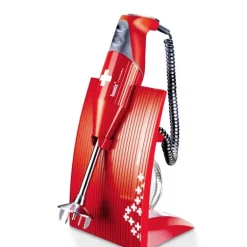 Mixeur Plongeant Bamix M200 SwissLine rouge/croix Suisse
