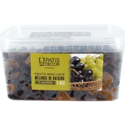 Mélange de raisins 3 variétés 1 kg Patisdécor