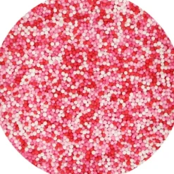 Mélange Mini-billes rouges, roses et blanches 80 g Funcakes