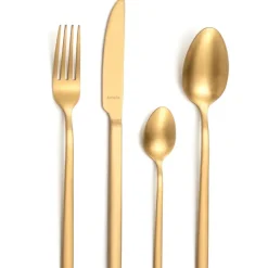 Ménagère 16 pièces SQUARE Doré Inox 2.8 mm Amefa