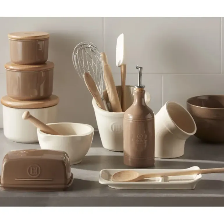 Mortier Pilon Céramique Argile Ø 14 cm Emile Henry