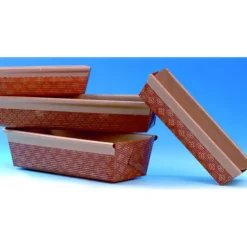 Moule à Cake en Papier 23,8 x 7,5 cm x H 7 cm (x50)