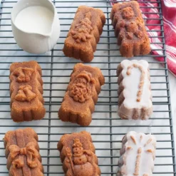 Moule à Cakes de Noël (x8) Silver Nordic Ware