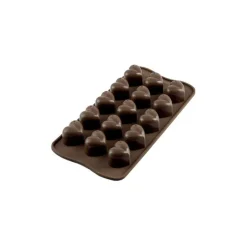 Moule à Chocolat 15 Coeurs Easy Choc - Silicone Spécial Chocolat