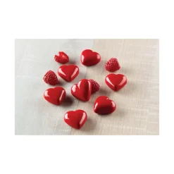 Moule à Chocolat 12 Cœurs Bombés Easy Choc - Silicone Spécial Chocolat