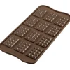 Moule à Chocolat 12 Mini Tablettes Easy Choc - Silicone Spécial Chocolat