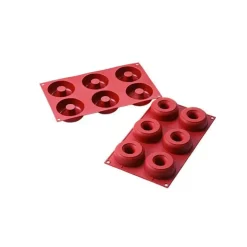 Moule 6 Donuts en Silicone