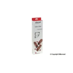 Moule à glace silicone 10 barres rectangles avec bâtonnets SilikoMart