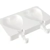 Moule à Glace Silicone 2 Mini Coeur avec bâtonnets SilikoMart
