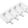 Moule à Glace Silicone 4 Mini Vintage avec bâtonnets SilikoMart