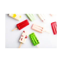 Moule à Glace Silicone 4 Mini Vintage avec bâtonnets SilikoMart