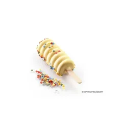 Moule à glace silicone 8 mini Tango avec bâtonnets SilikoMart