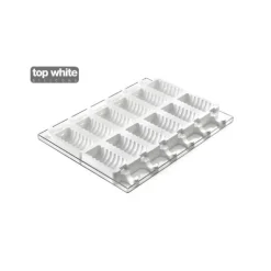 Moule à glace silicone Tango 12 empreintes avec bâtonnets SilikoMart