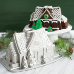 Moule à Gâteau Bundt Maison Silver Nordic Ware