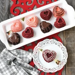 Moule à Gâteaux Cœurs à Étages (x6) Toffee Nordic Ware