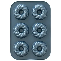 Moule à Gâteaux Donuts Torsadés (x6) Pro Cast Nordic Ware