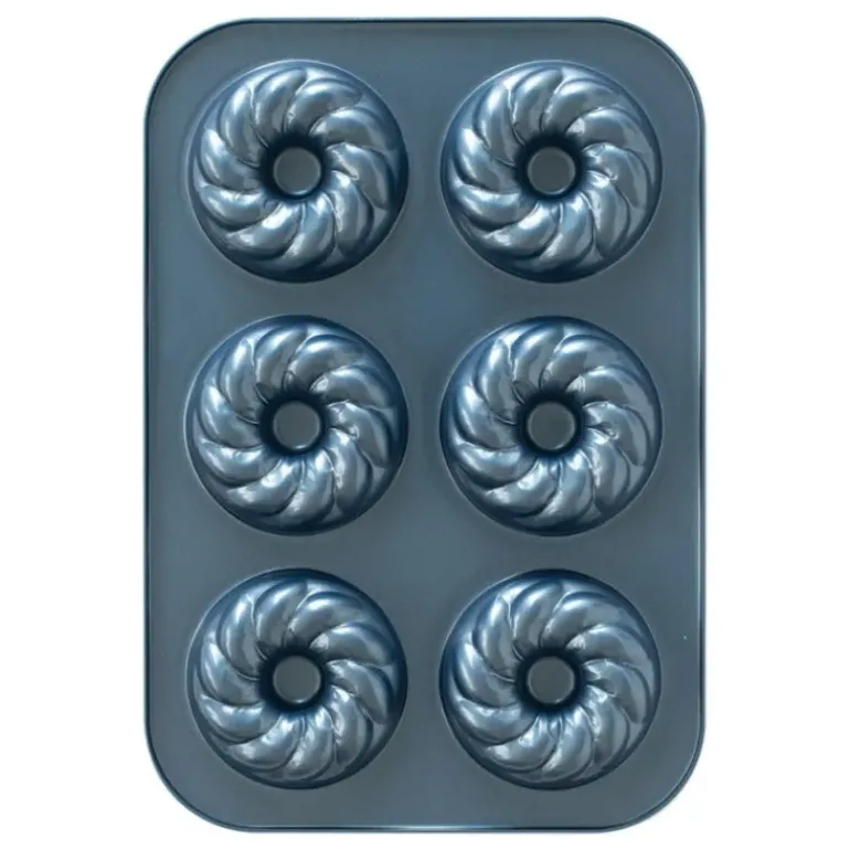 Moule à Gâteaux Donuts Torsadés (x6) Pro Cast Nordic Ware