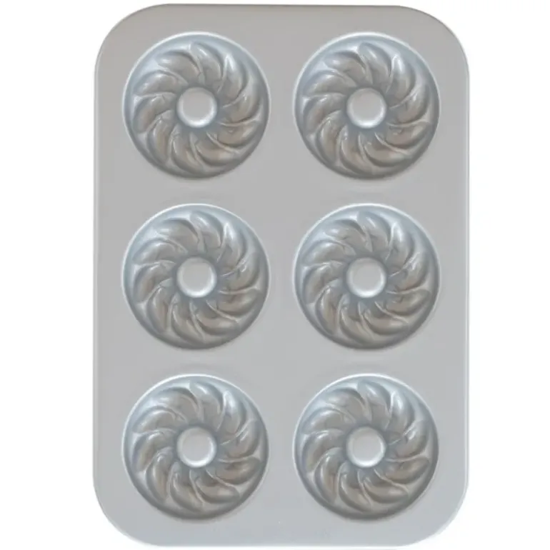 Moule à Gâteaux Donuts Torsadés (x6) Pro Cast Nordic Ware