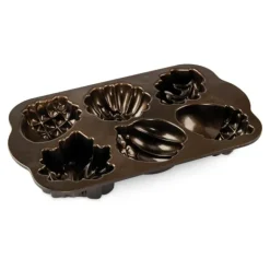 Moule à Gâteaux Gourmandises d'Automne (x6) Bronze Nordic Ware