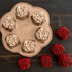 Moule à Gâteaux Roses (x6) Toffee Nordic Ware