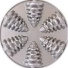 Moule à Gâteaux Sapins (x6) Silver Nordic Ware