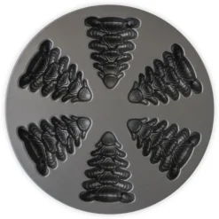 Moule à Gâteaux Sapins (x6) Silver Nordic Ware