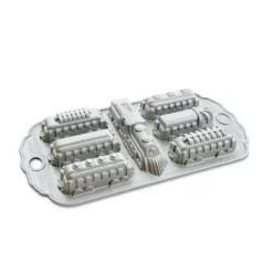 Moule à Gâteaux Train Nordic Express (x7) Silver Nordic Ware