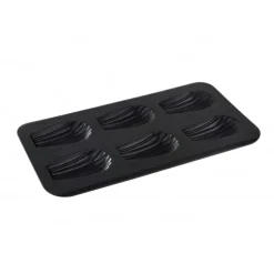 Moule 6 Madeleines XXL Anti-Adhésif Obsidian Gobel