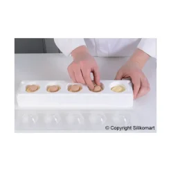 Moule 5 Oeufs Silicone Ø 50 mm Silikomart