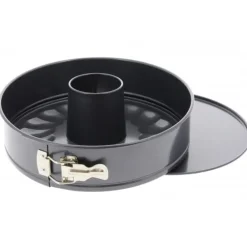 Moule à Savarin Anti Adhésif Fond Amovible Ø 26 cm x H 7 cm De Buyer