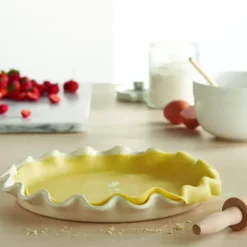 Moule à Tarte en Céramique Ø 33 cm Argile Emile Henry