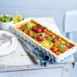 Moule à Tarte Rectangulaire en Céramique 15 x 36 cm Farine Emile Henry