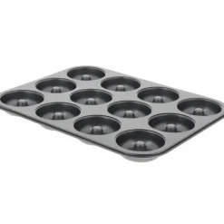 Moule Anti Adhésif 12 Mini Savarins Fermés Ø 7 cm x H 2,2 cm De Buyer
