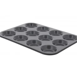 Moule Anti Adhésif 12 Tartelettes Ø 7 cm x H 1,9 cm De Buyer